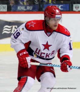 Mikhail Yunkov #19 CSKA Moskau, KHL Saison 2015-16 ©Puckfans.at/Andreas Robanser