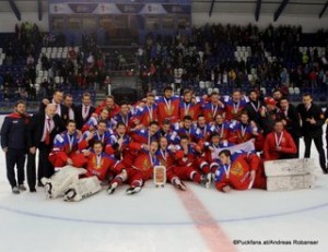 IIHF U18 World Championship 2017 Bronze Medal Game RUS - SWE Team Russia ZS Poprad, Slovakia ©Puckfans.at/Andreas Robanser