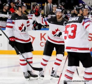 IIHF World Championship 2017 CZE - CAN Michael Matheson #19, Claude Giroux #28 Paris, Bercy ©Puckfans.at/Andreas Robanser