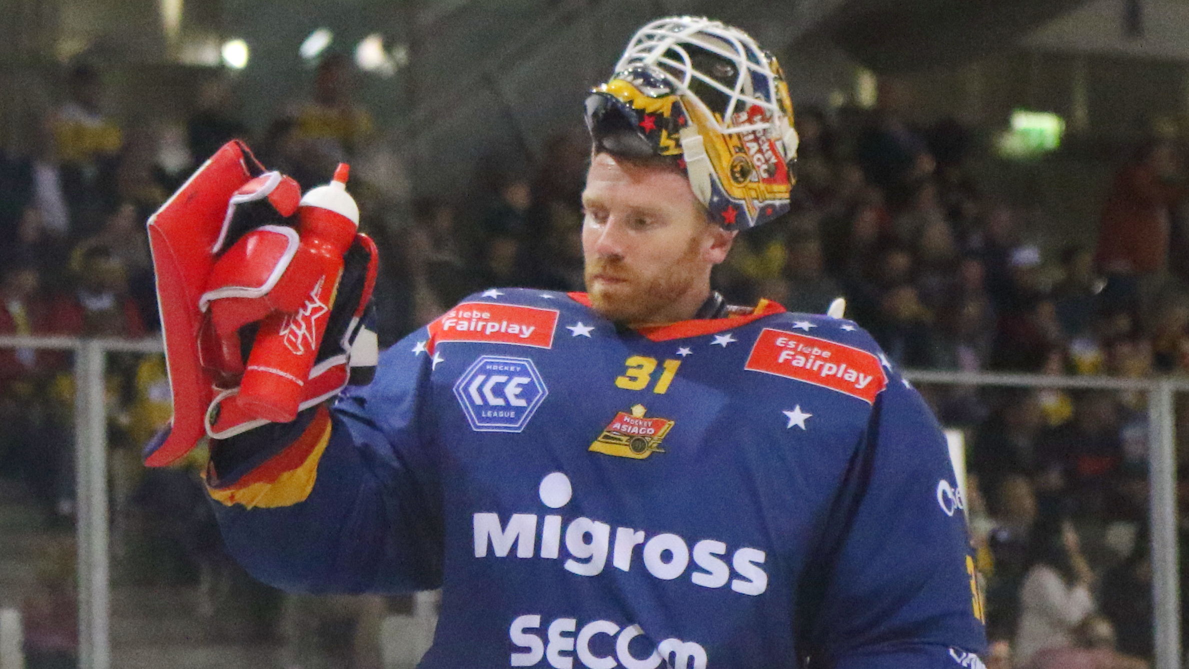 Evan Cowley #31, Asiago Hockey, © Puckfans.at / Andreas Robanser 